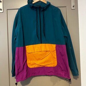 Colorblock windbreaker